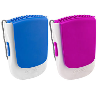 Necklace Fan with Stand & Clip Assorted 2-Pack