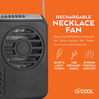 Rechargeable Necklace Fan