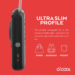 Rechargeable Necklace Fan