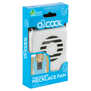 Antimicrobial Necklace Fan for Healthcare