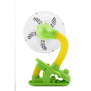 4" CLIP FAN GREEN FROG