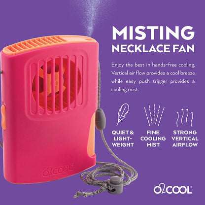MISTING NECKLACE FAN ASSORTED 2